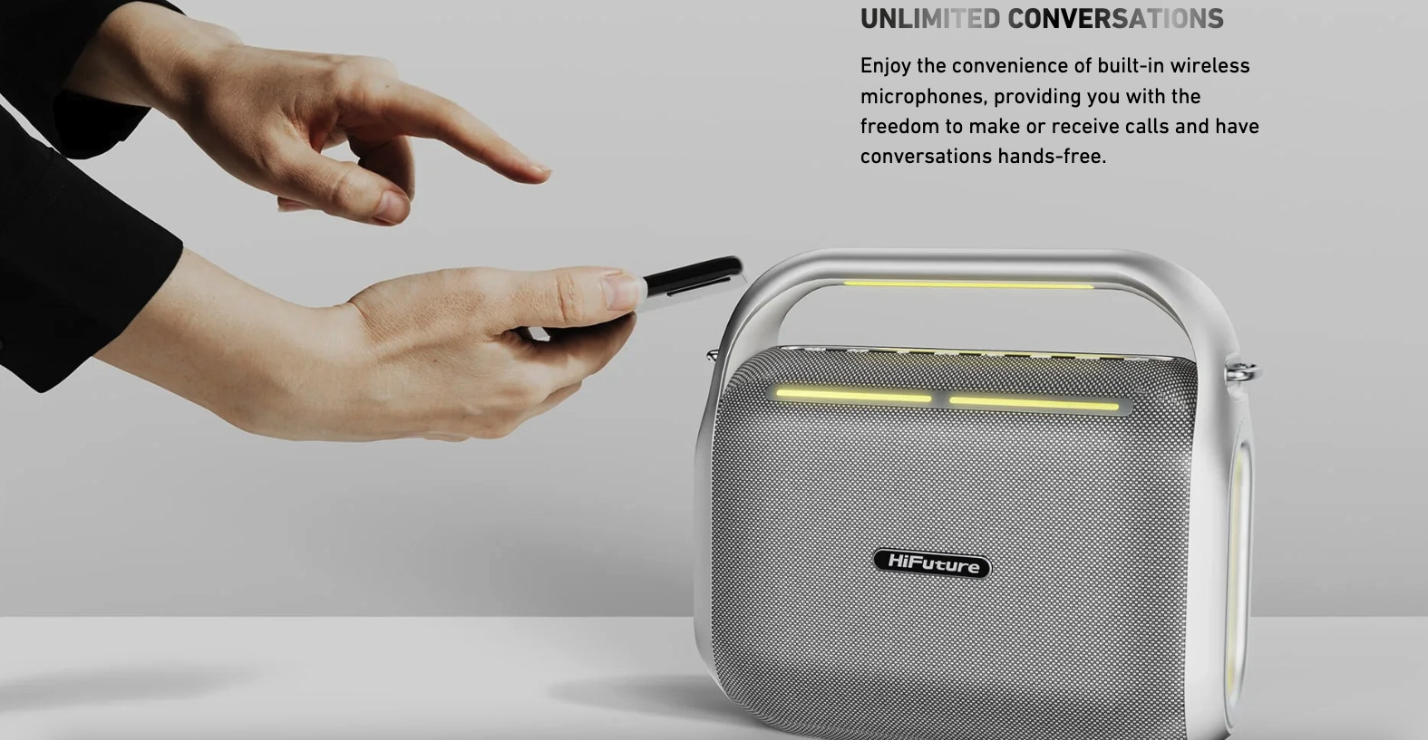 chube Loa Bluetooth Karaoke HiFuture MusicBox 200 100W, 12000mAh