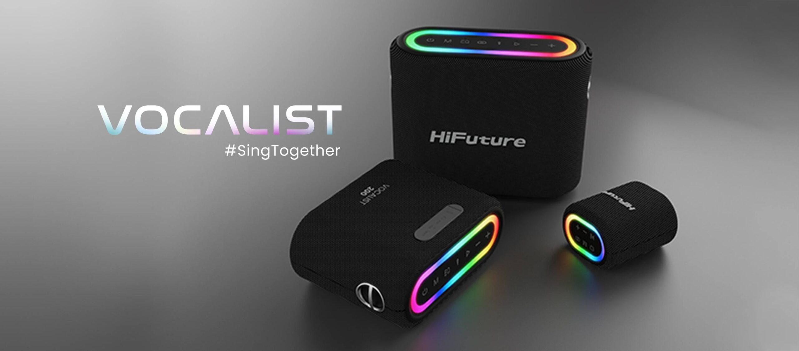 chube Loa Bluetooth Karaoke HiFuture Vocalist 100 (25W, 2 Micro)