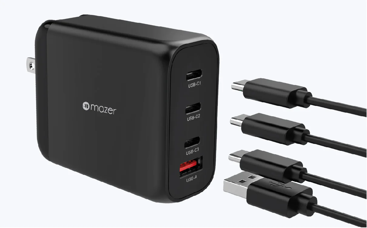 chube Củ sạc nhanh 200W Mazer Infinite Boost GaN3 PD&QC 3C 1A