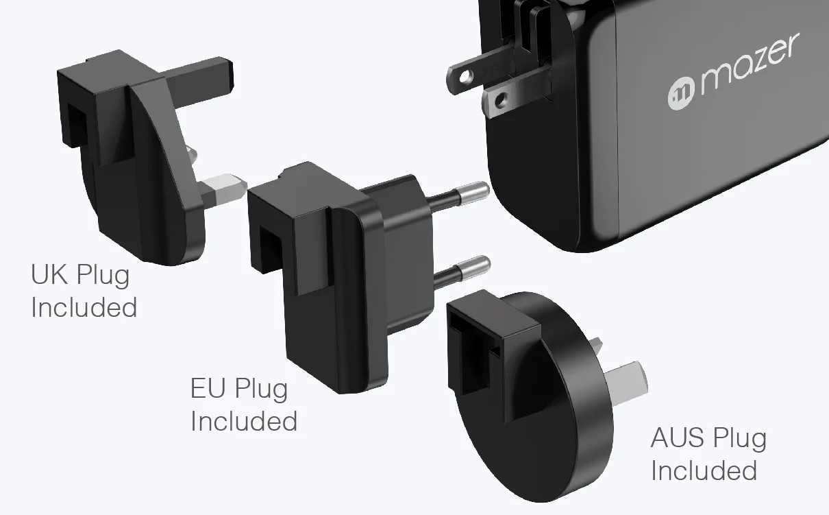 chube Củ sạc nhanh 200W Mazer Infinite Boost GaN3 PD&QC 3C 1A
