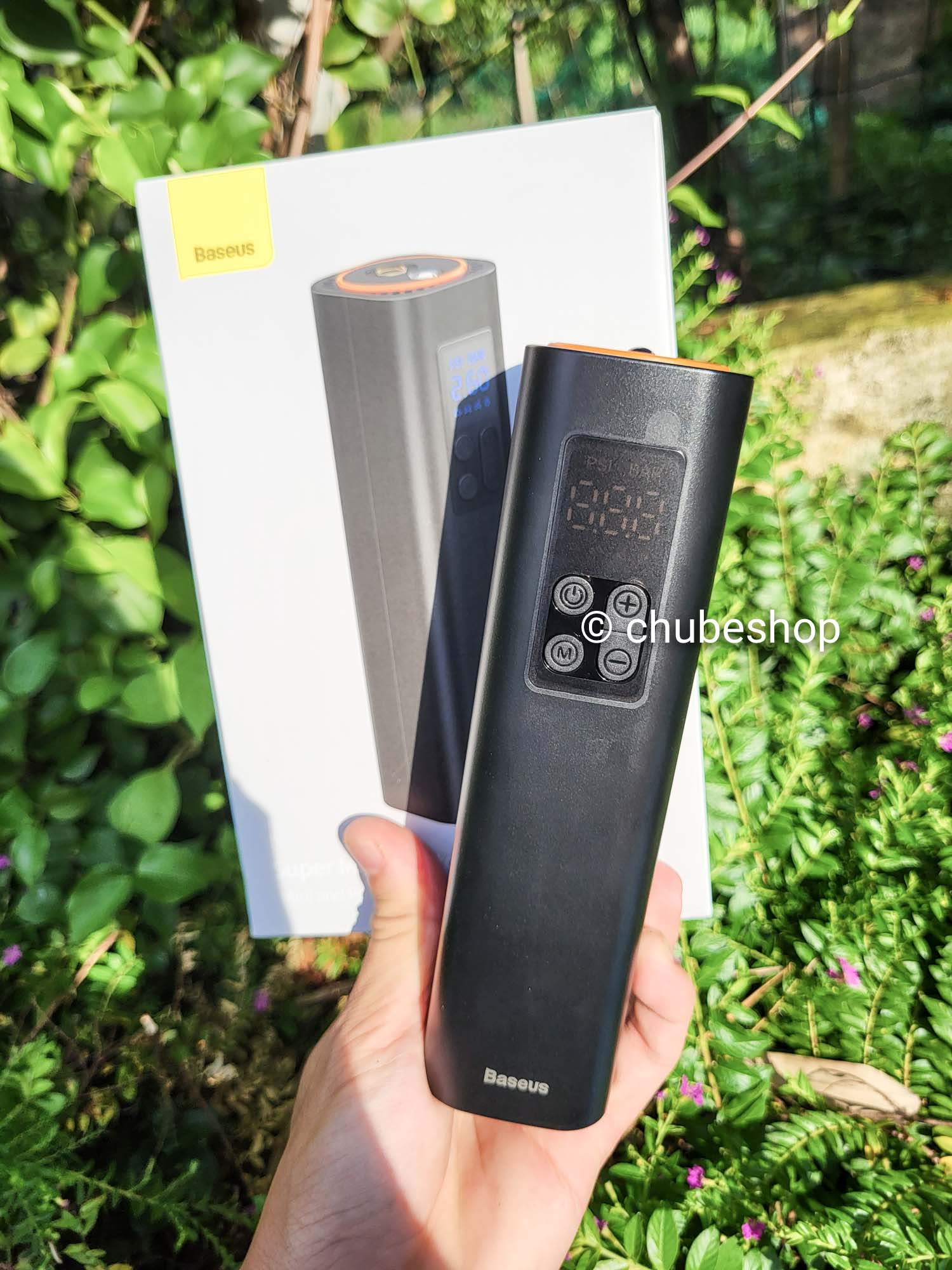 Bơm lốp ô tô mini Baseus Super Mini Inflator Pump - Nhỏ gọn, tiện lợi