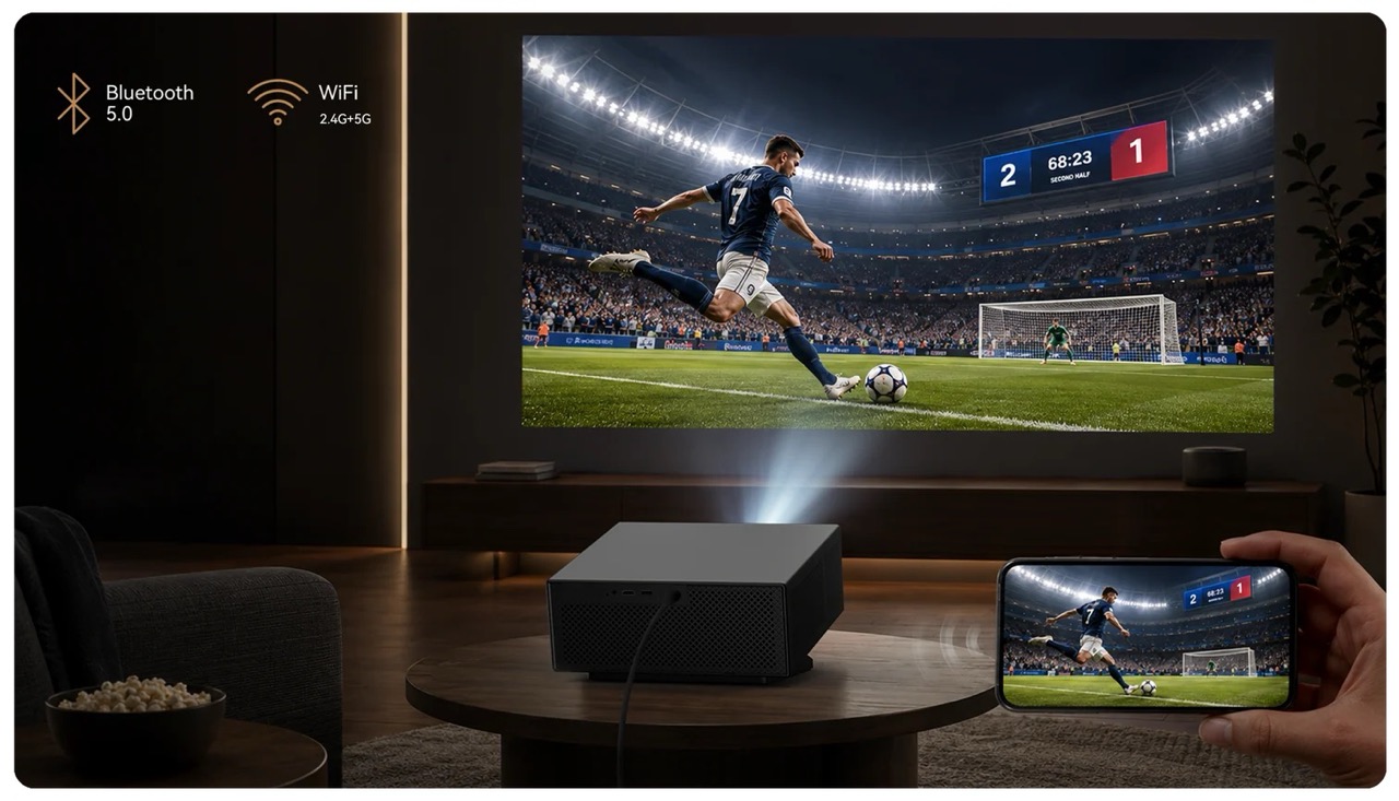 Hỗ trợ Google Cast chia sẻ màn hình không dây nhanh chóng qua Wi-Fi và Bluetooth