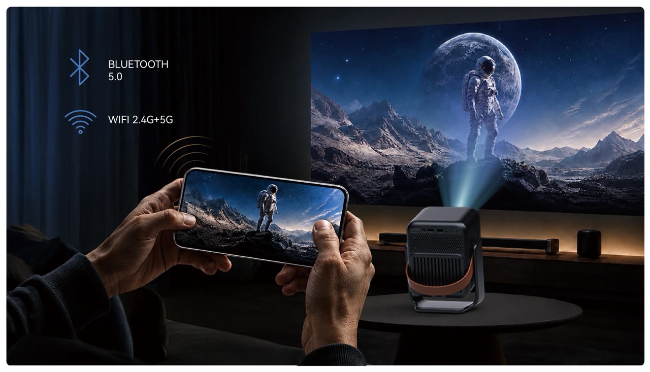 Kết nối không dây mượt mà qua Chromecast và Wi-Fi băng tần kép