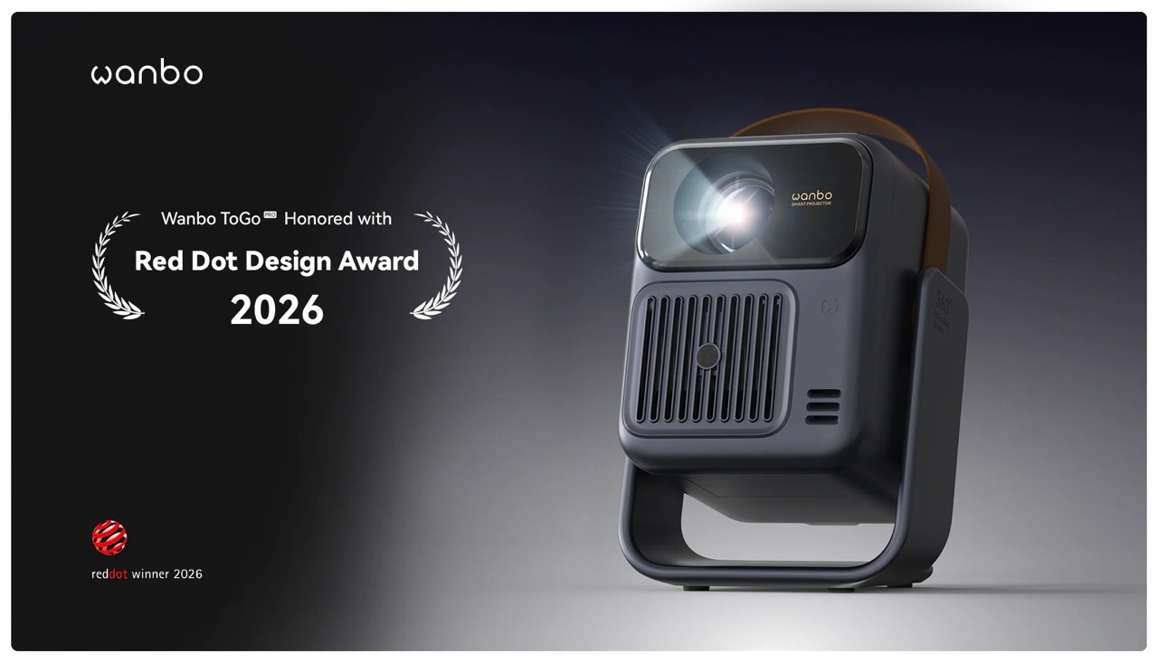 Wanbo ToGo Pro xuất sắc đạt giải thưởng thiết kế quốc tế Red Dot Award 2026