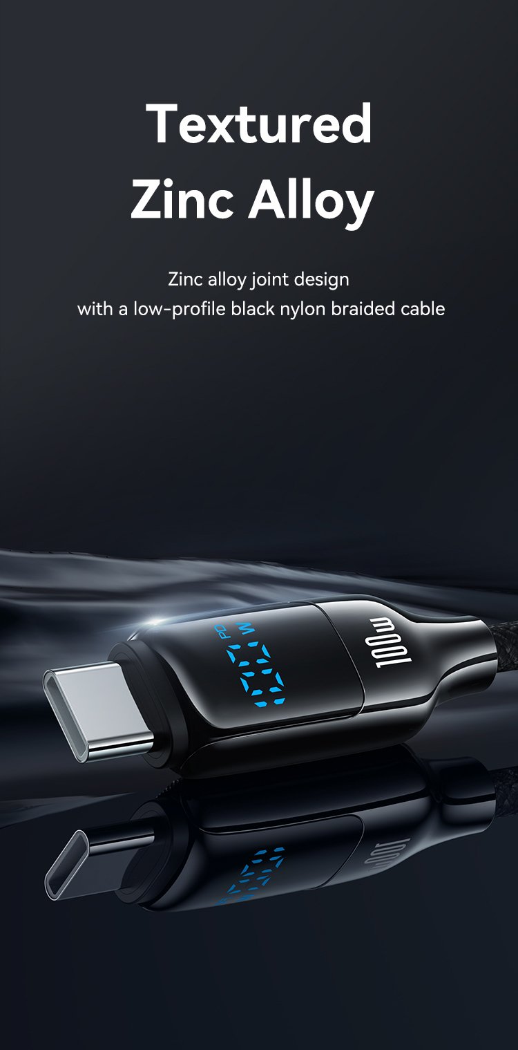 chube Cáp LED 100W USAMS SJ742 C to C Zinc Alloy HX Series