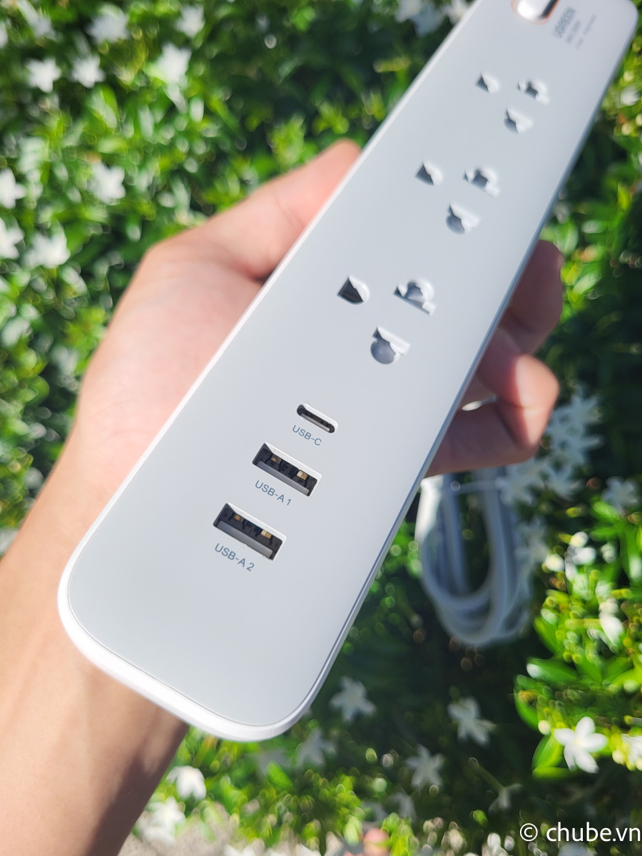 Ổ cắm điện UGREEN 6 in 1