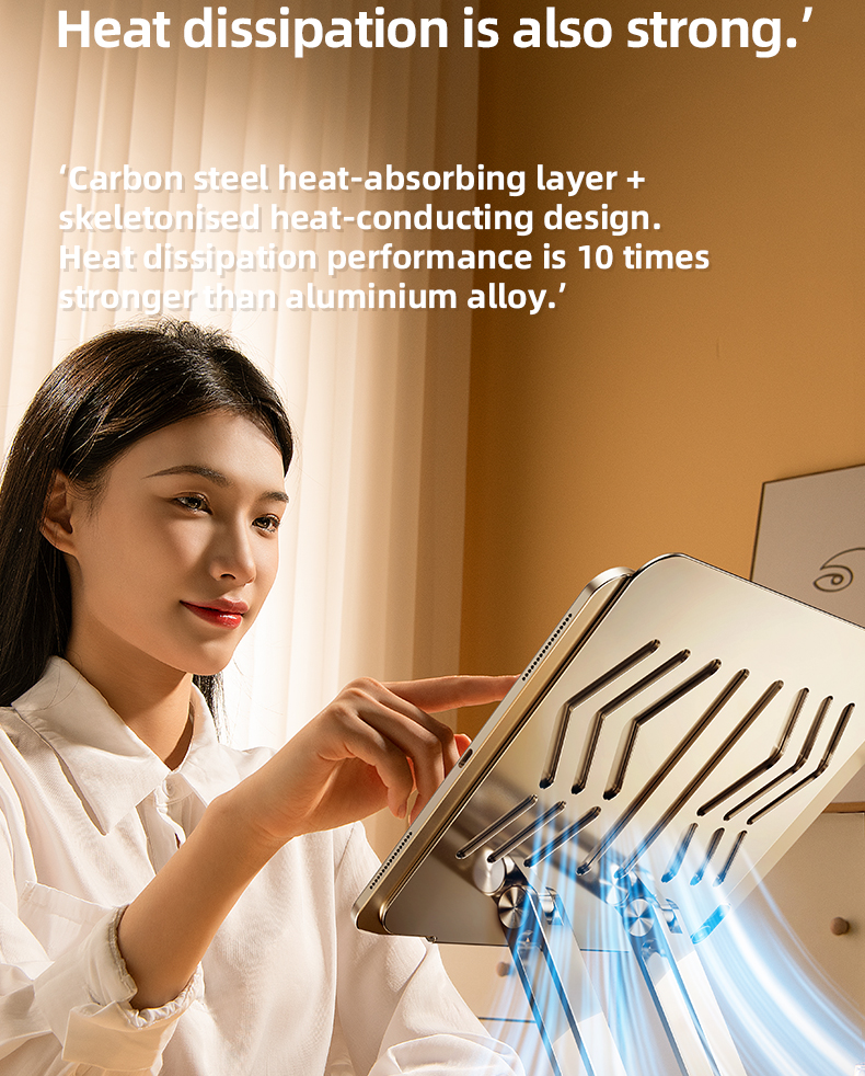 chube Đế tản nhiệt laptop tablet Rtako RS-CP84 Xoay 360