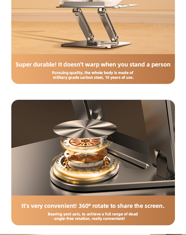 chube Đế tản nhiệt laptop tablet Rtako RS-CP84 Xoay 360