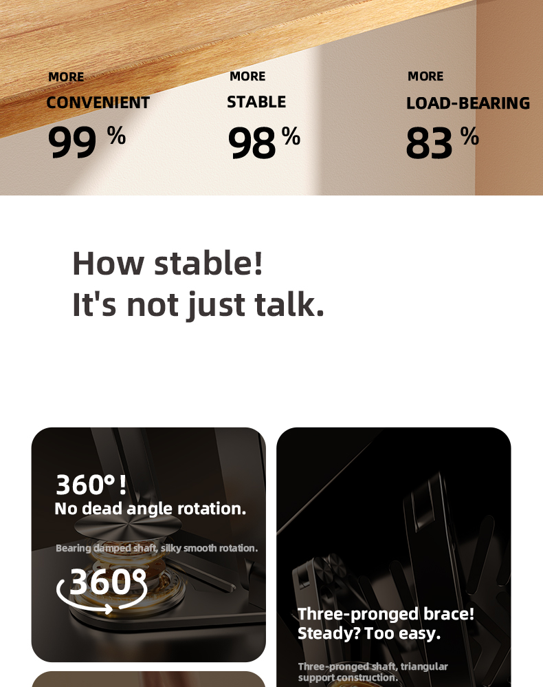 chube Đế tản nhiệt laptop tablet Rtako RS-CP84 Xoay 360