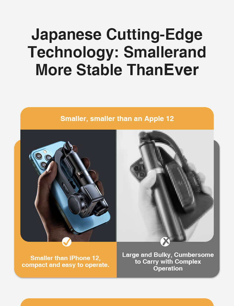 chube Tay cầm chống rung Mini Rtako L08 Mini Anti-shake Gimbal