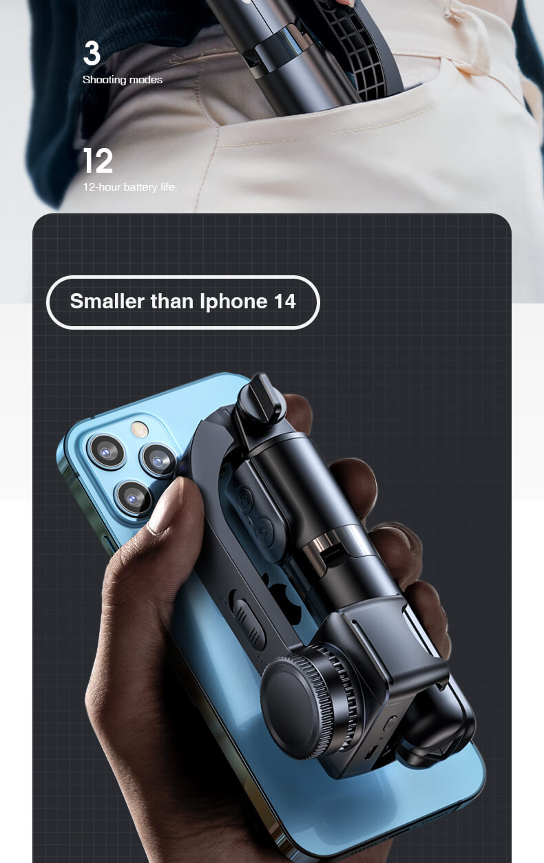 chube Tay cầm chống rung Mini Rtako L08 Mini Anti-shake Gimbal