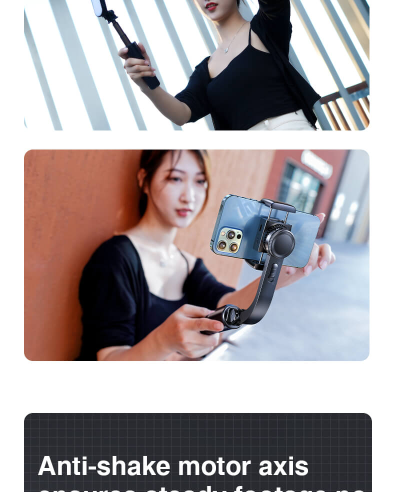 chube Tay cầm chống rung Mini Rtako L08 Mini Anti-shake Gimbal