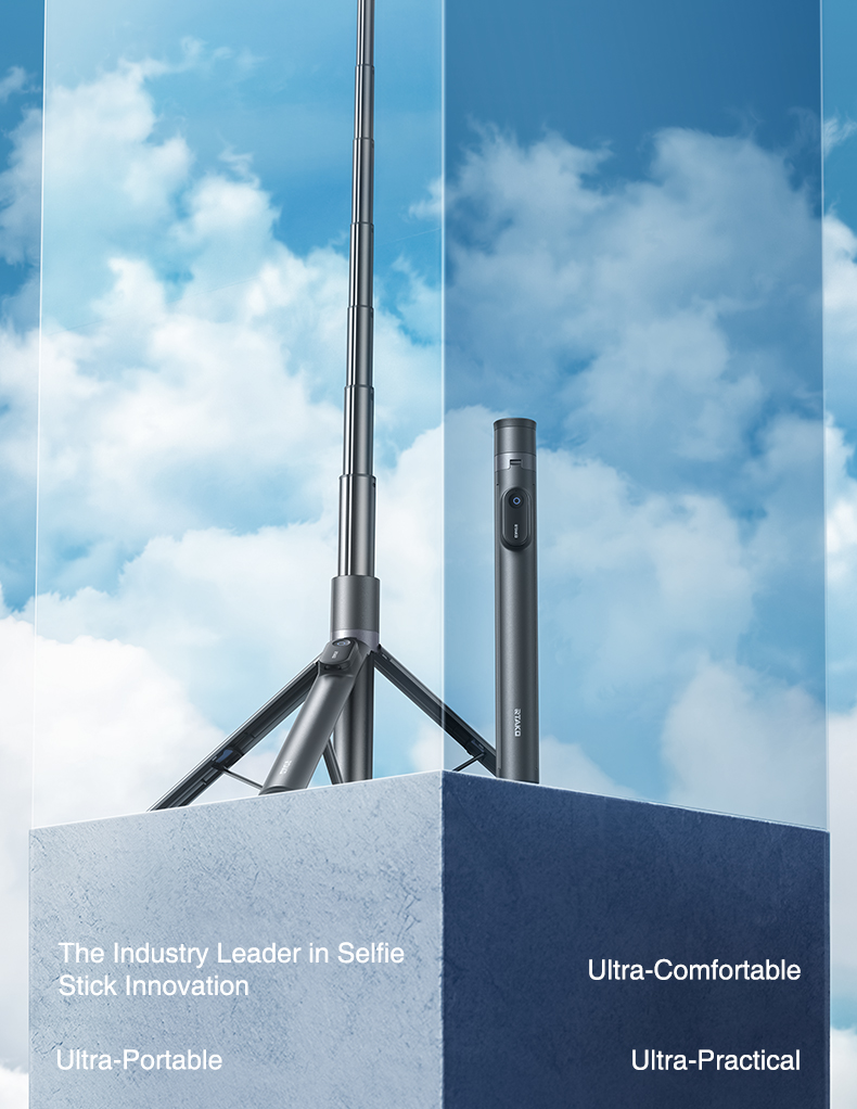 chube Tripod chân tự bung Rtako RZP001 AB226 (Xoay 720°, 1.7m)