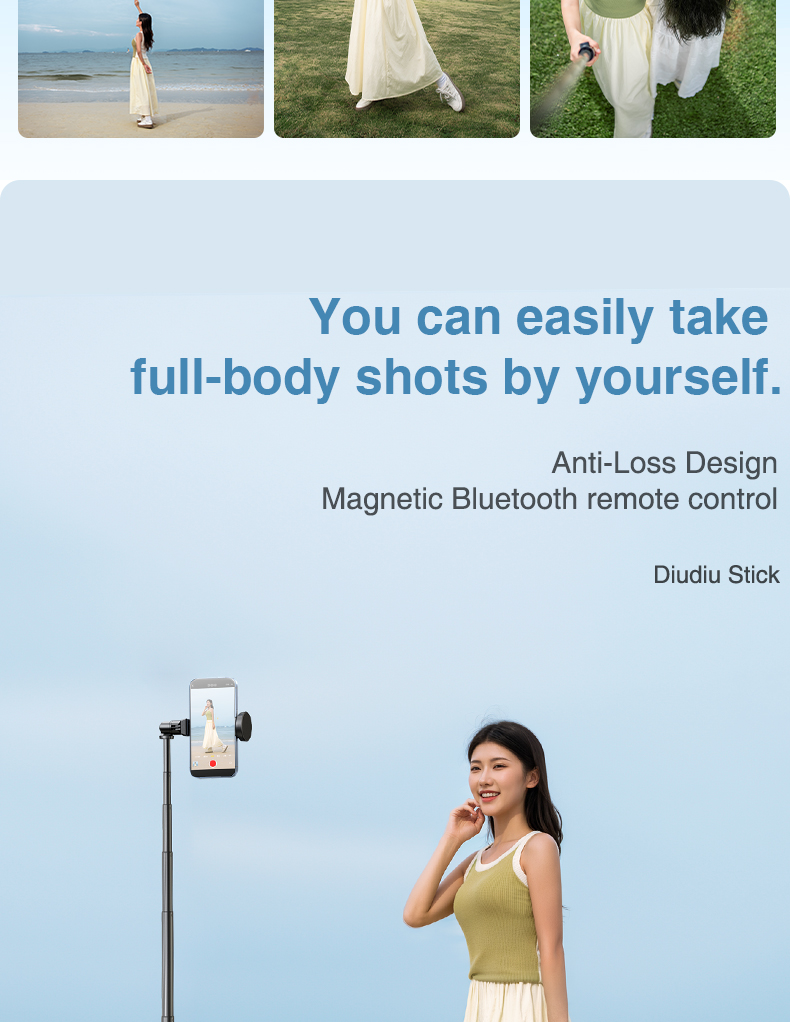 chube Tripod chân tự bung Rtako RZP001 AB226 (Xoay 720°, 1.7m)