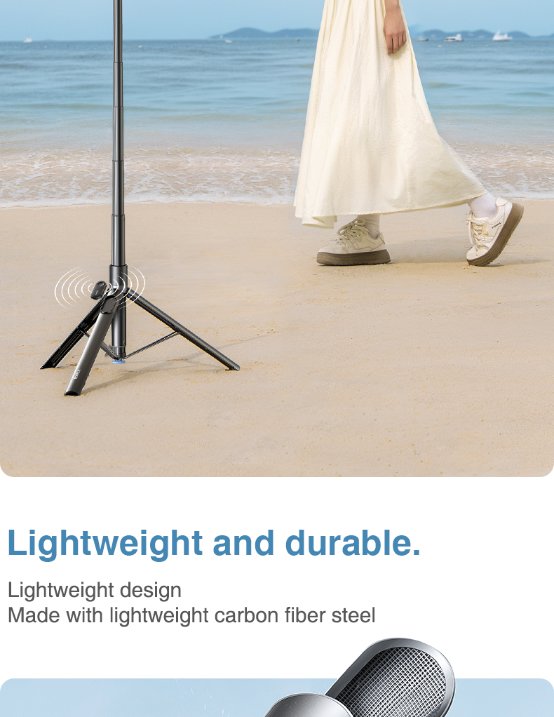 chube Tripod chân tự bung Rtako RZP001 AB226 (Xoay 720°, 1.7m)