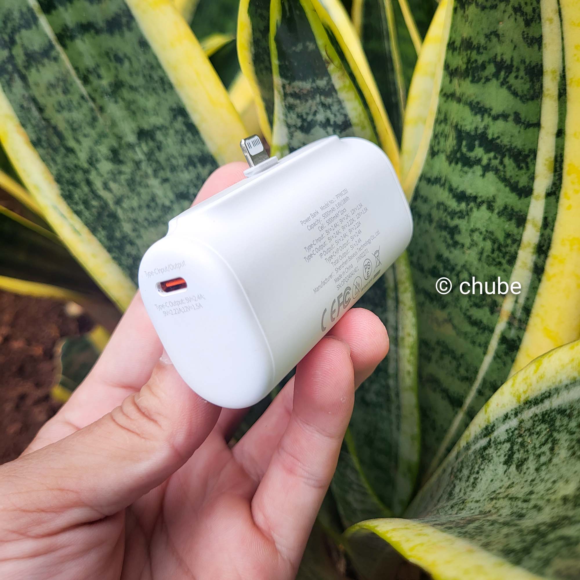 Pin sạc dự phòng Baseus Compact 5000mAh sử dụng cho iPhone