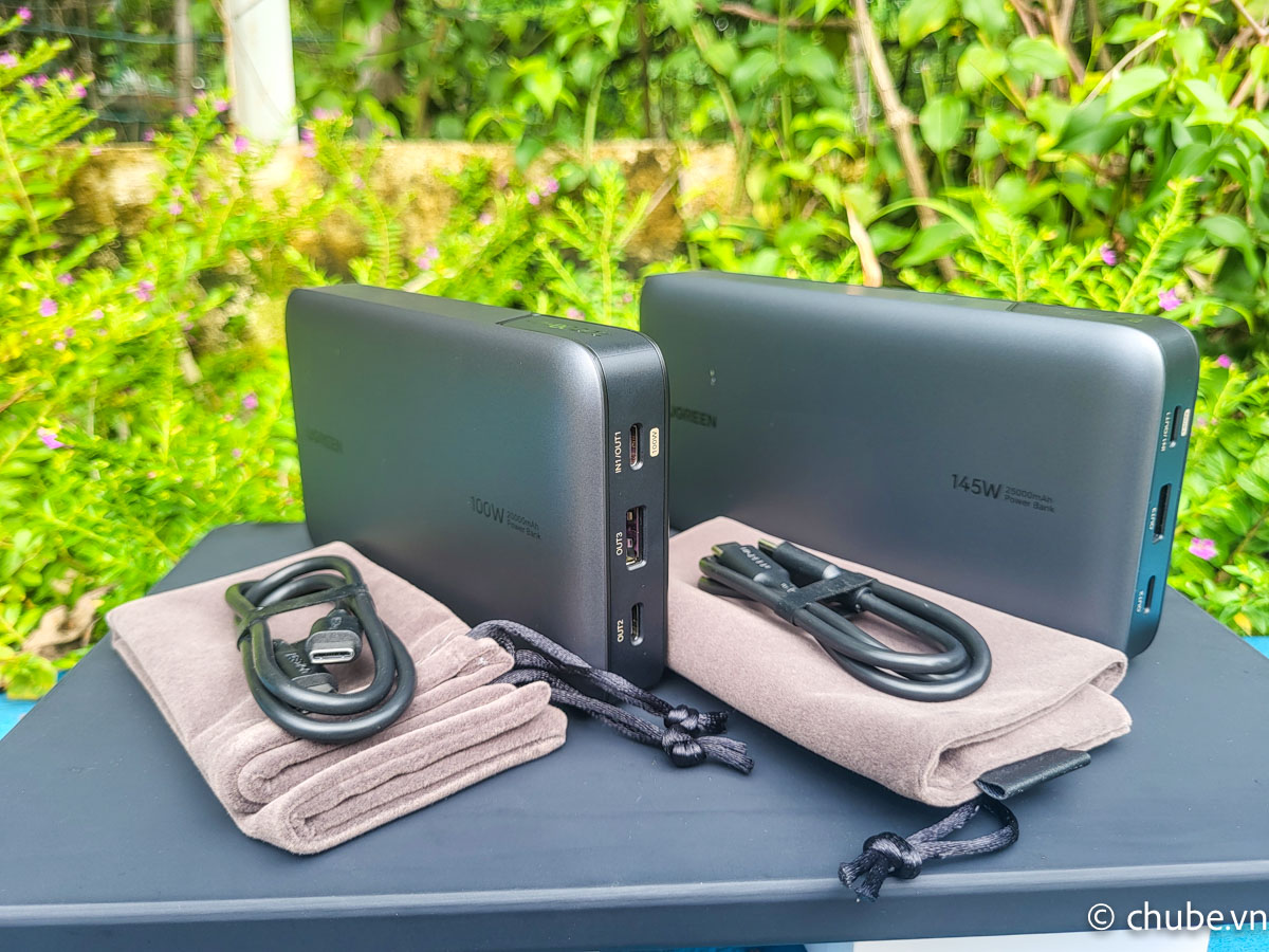 Sạc dự phòng Ugreen PB205 25000mAh 145W Chube
