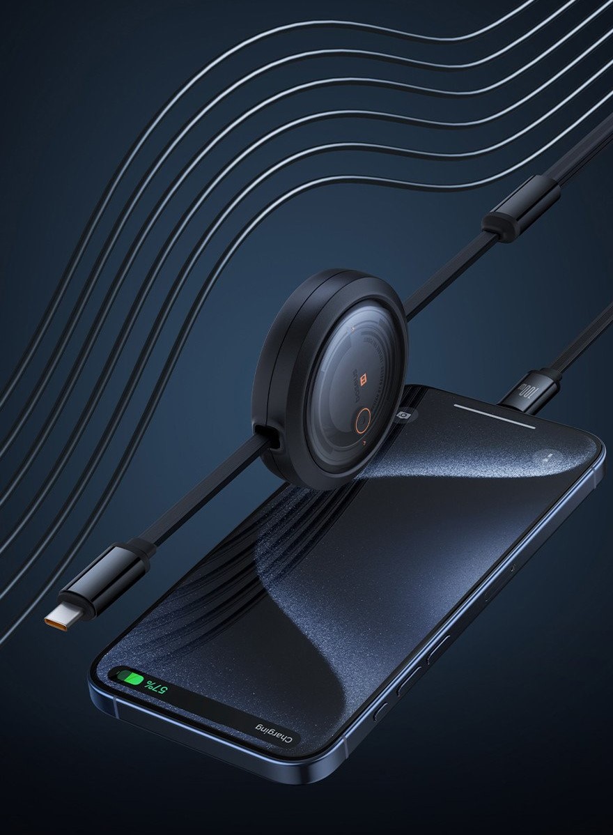 Sạc rút gọn 100W Baseus Free2Draw Type C to M+L+C Chube