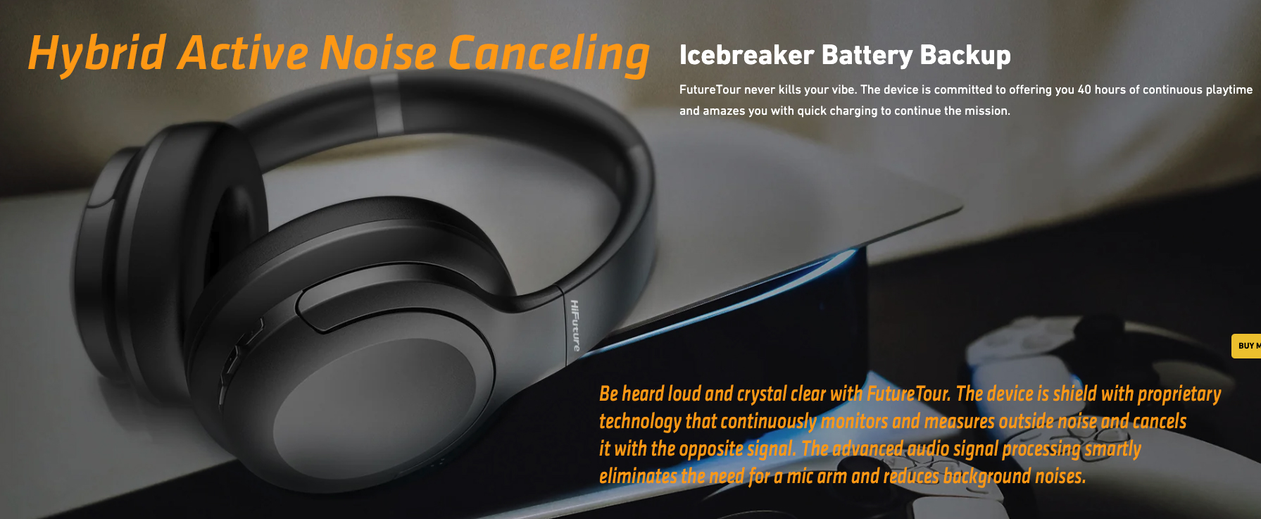 chube Tai nghe chụp tai không dây FutureTour Hybrid ANC