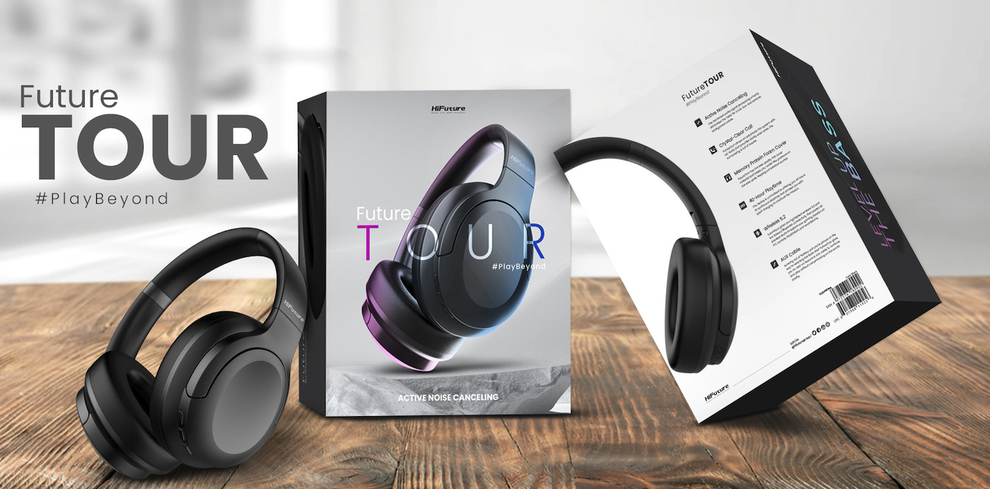 chube Tai nghe chụp tai không dây FutureTour Hybrid ANC