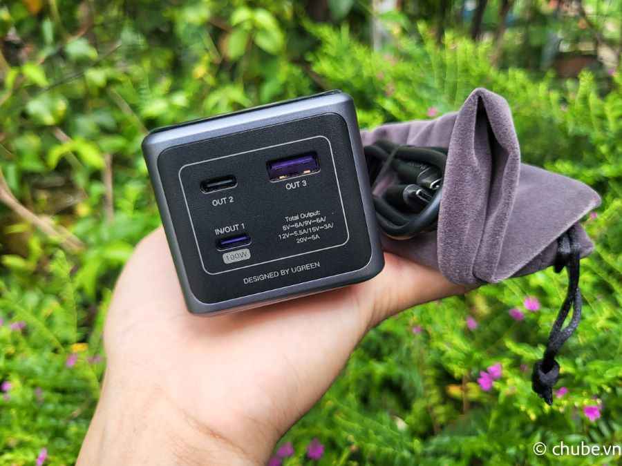 Pin Ugreen PB721 130W sạc nhanh cho mọi thiết bị