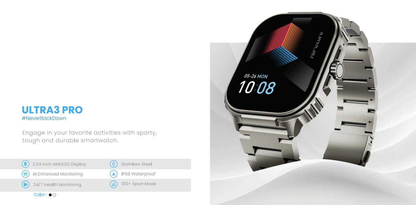 chube Đồng hồ thông minh HiFuture Ultra3 Pro