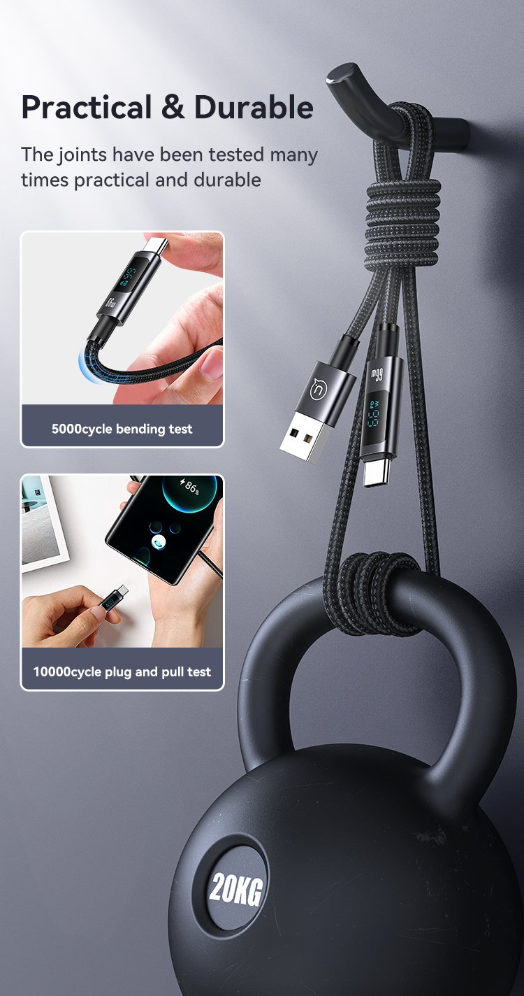 chube Cáp sạc nhanh Usams SJ673 USB-C 6A Sufeng Series