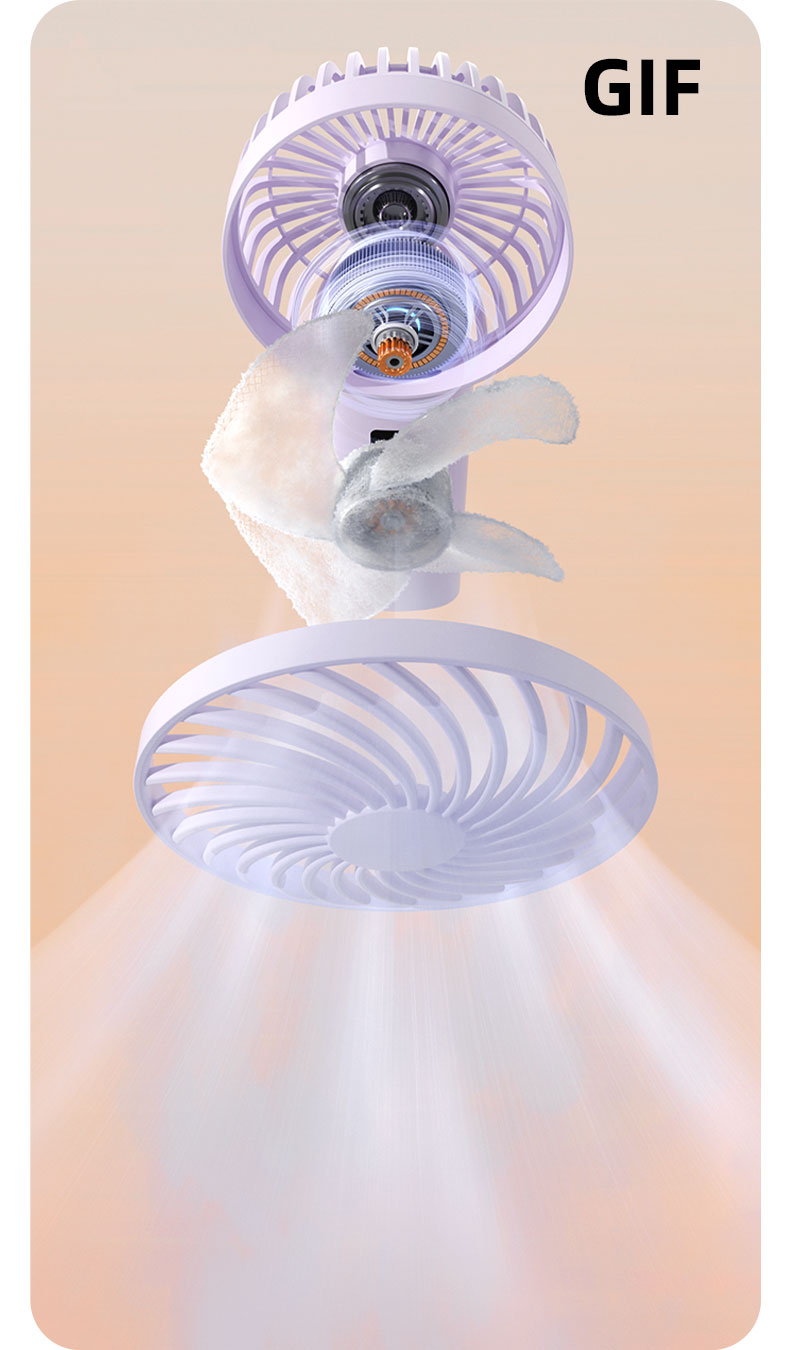 chube Quạt mini Rtako Y20 cầm tay gấp gọn pin 36h