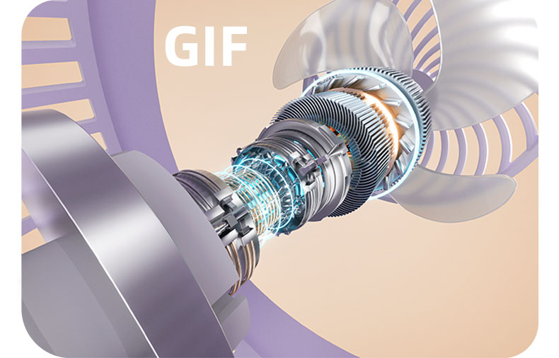 chube Quạt mini Rtako Y20 cầm tay gấp gọn pin 36h