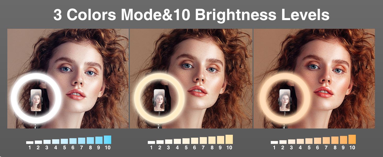 chube Đế giữ điện thoại Rtako ZJ-FP02 55cm kèm đèn Streaming 13in