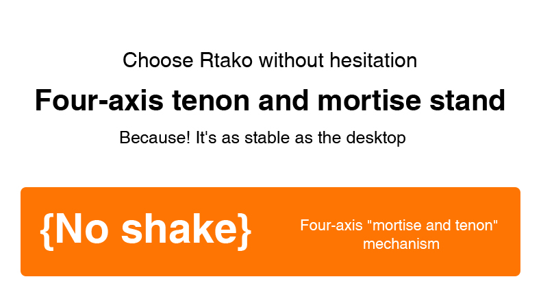 chube Giá đỡ tablet Rtako ZJ-P01 Thiết kế Mortise & Tenon, 4 khớp