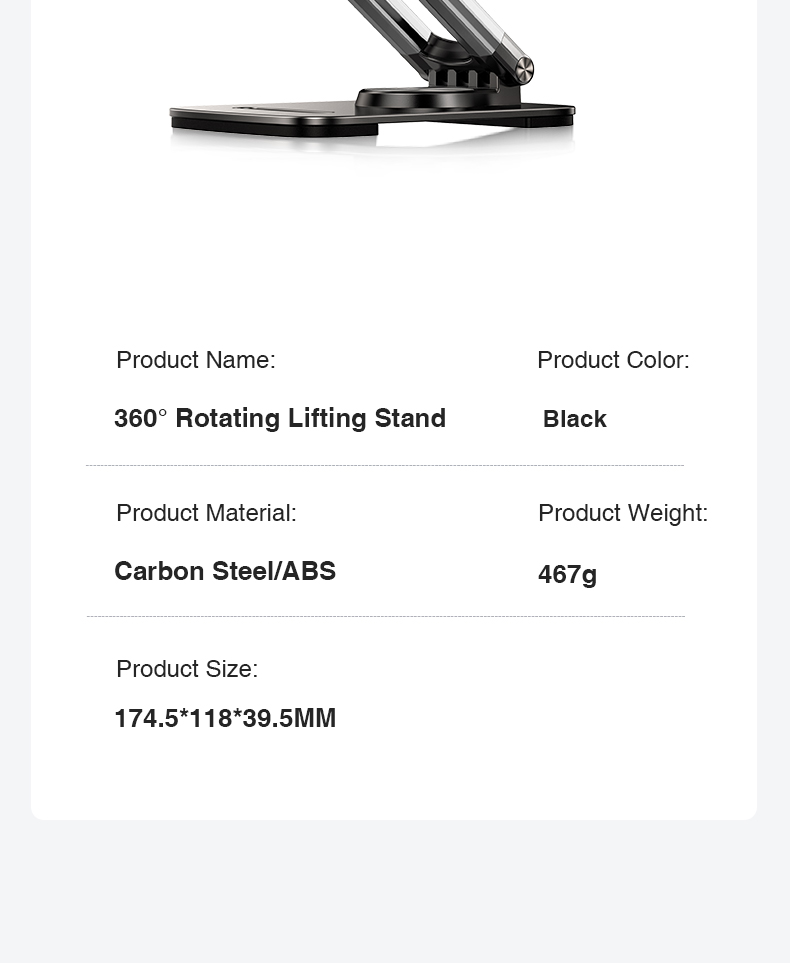 chube Giá đỡ tablet Rtako ZJ-P01 Thiết kế Mortise & Tenon, 4 khớp