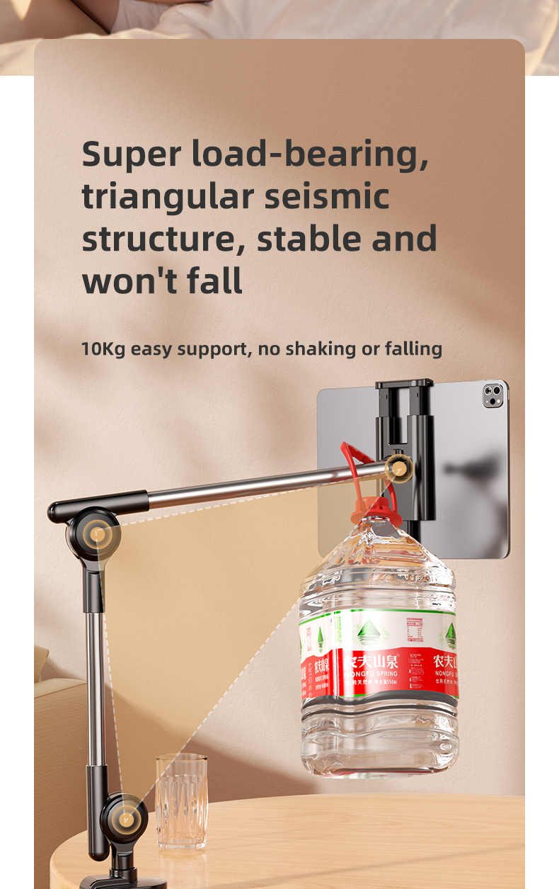 chube Giá đỡ điện thoại, iPad Rtako ZM-050 - Kẹp bàn xoay 360