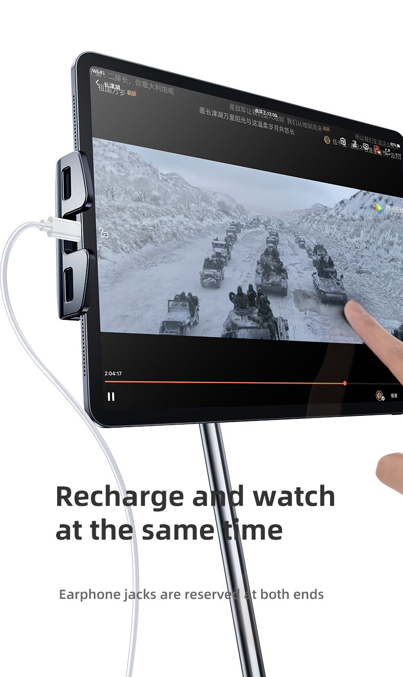 chube Giá đỡ điện thoại, iPad Rtako ZM-050 - Kẹp bàn xoay 360