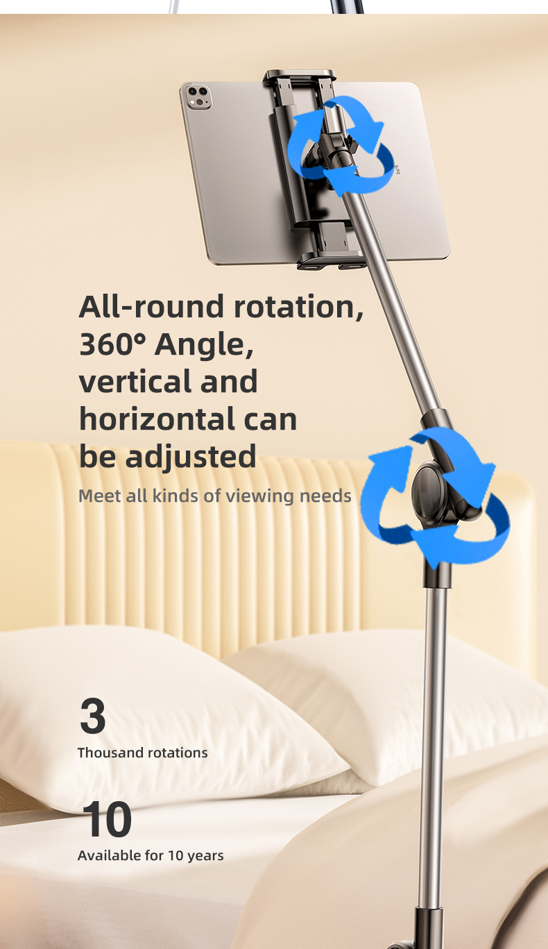 chube Giá đỡ điện thoại, iPad Rtako ZM-050 - Kẹp bàn xoay 360