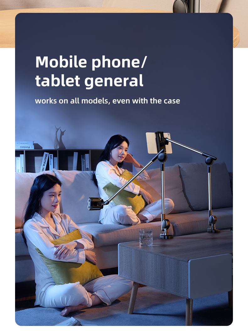 chube Giá đỡ điện thoại, iPad Rtako ZM-050 - Kẹp bàn xoay 360