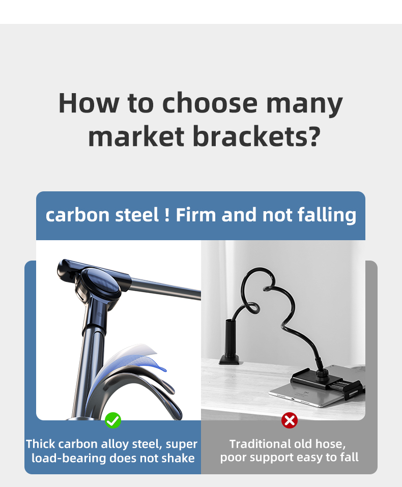 chube Giá đỡ điện thoại, iPad Rtako ZM-050 - Kẹp bàn xoay 360