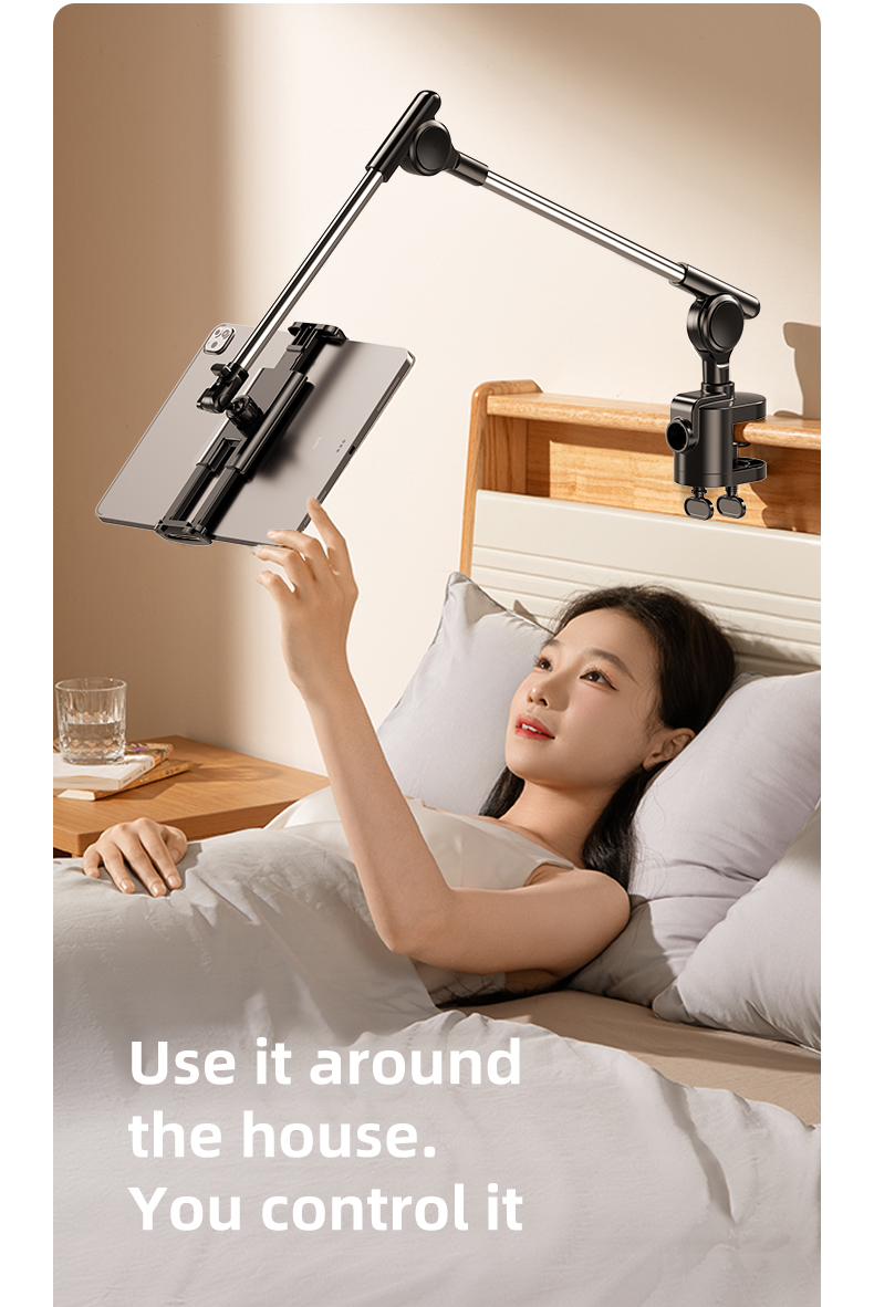 chube Giá đỡ điện thoại, iPad Rtako ZM-050 - Kẹp bàn xoay 360