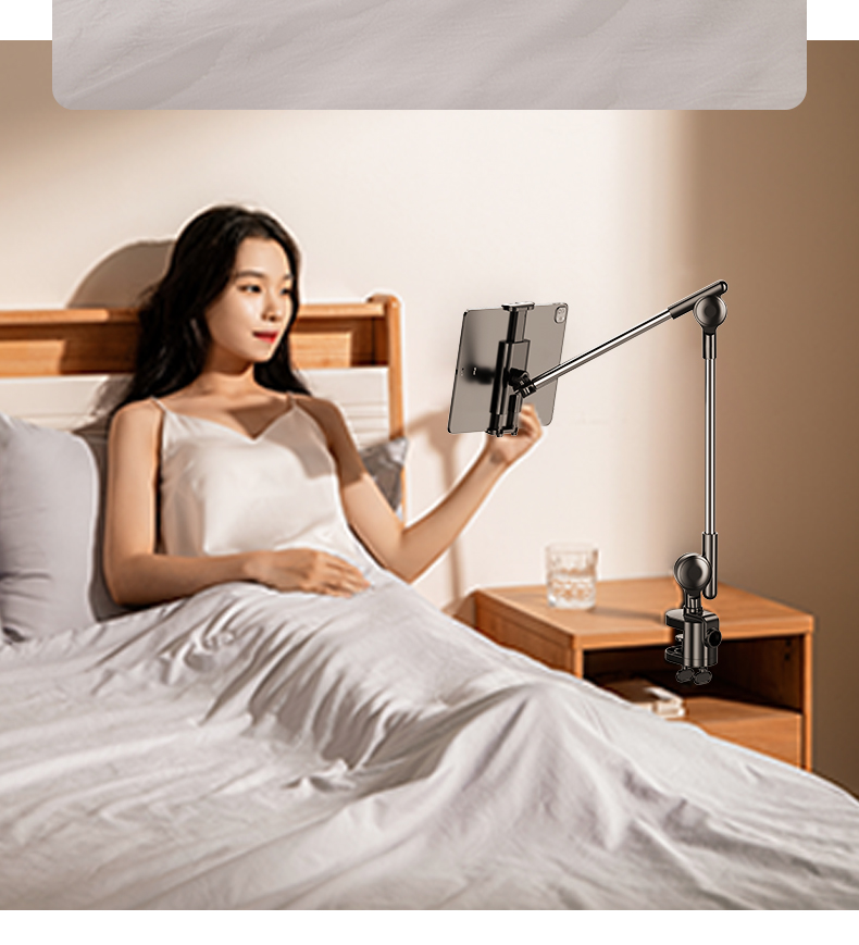 chube Giá đỡ điện thoại, iPad Rtako ZM-050 - Kẹp bàn xoay 360