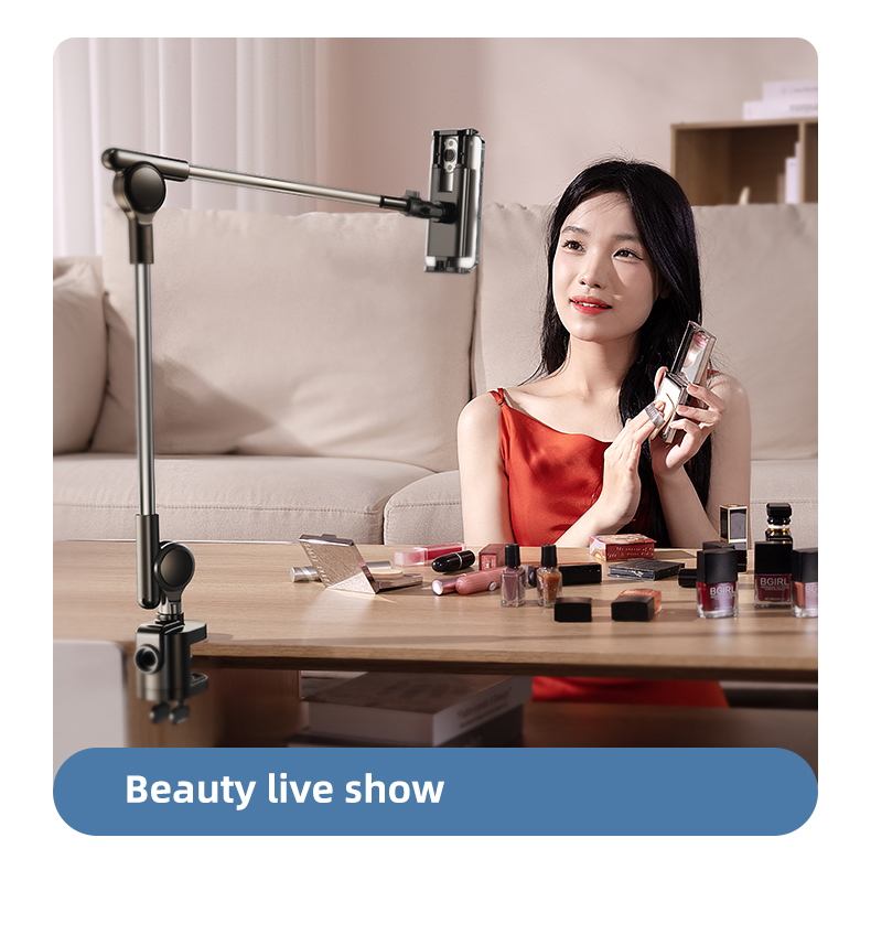 chube Giá đỡ điện thoại, iPad Rtako ZM-050 - Kẹp bàn xoay 360