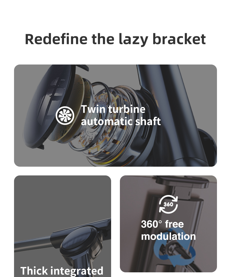 chube Giá đỡ điện thoại, iPad Rtako ZM-050 - Kẹp bàn xoay 360