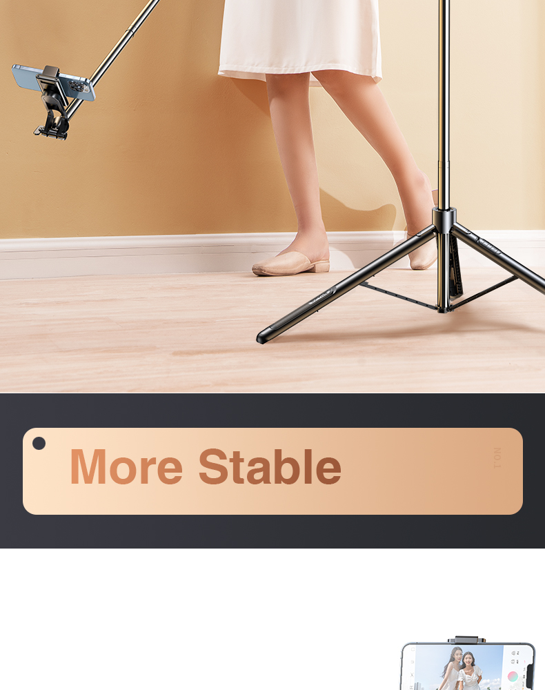 chube Tripod cho điện thoại góc siêu rộng RTAKO ZP220 Pro