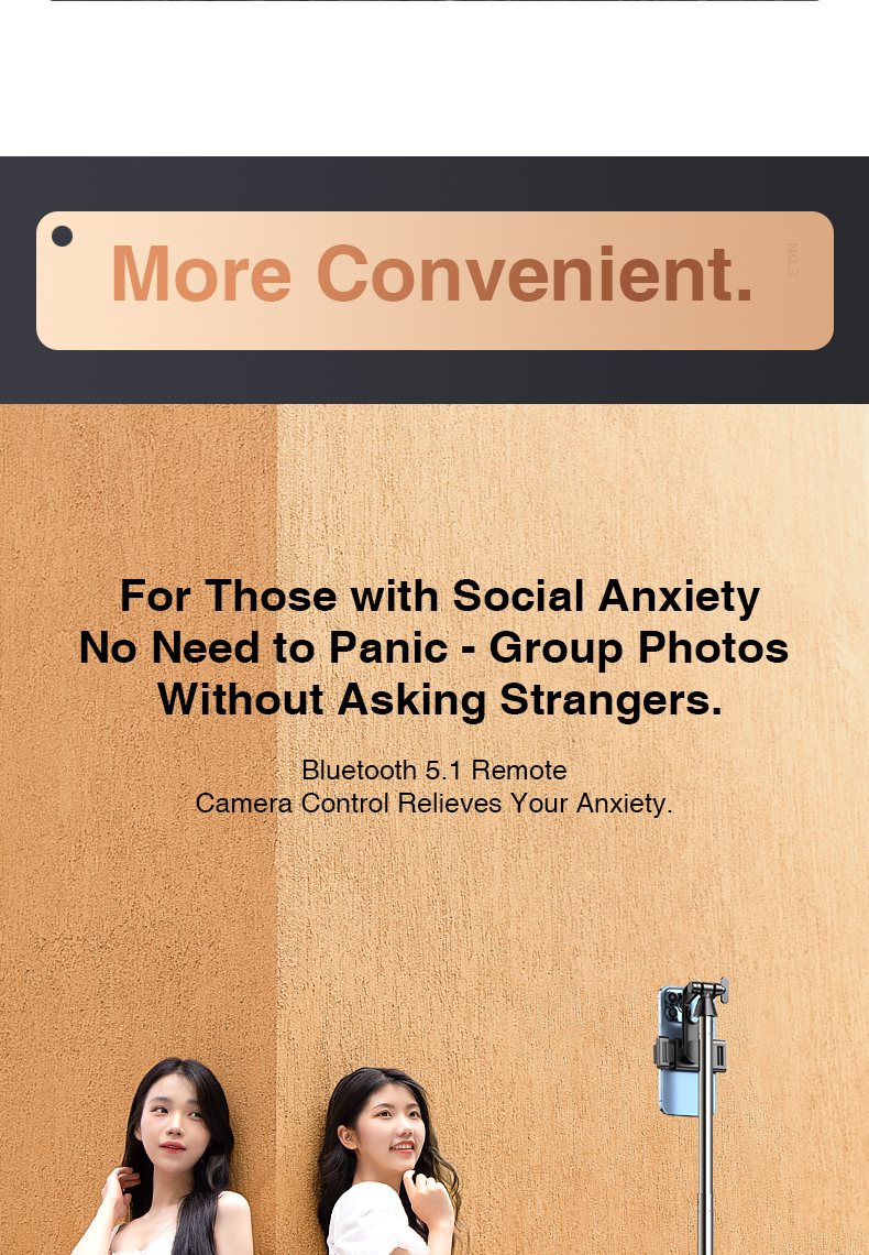 chube Tripod cho điện thoại góc siêu rộng RTAKO ZP220 2,1m