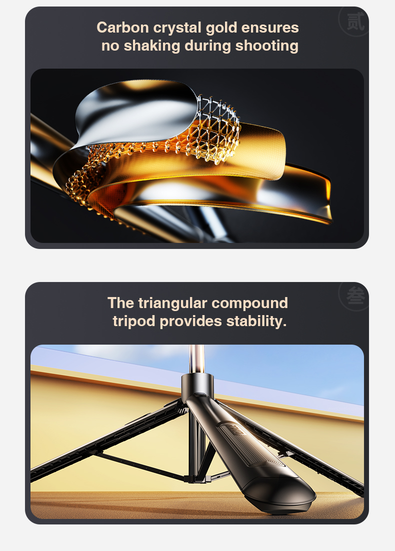 chube Tripod cho điện thoại góc siêu rộng RTAKO ZP220 Pro