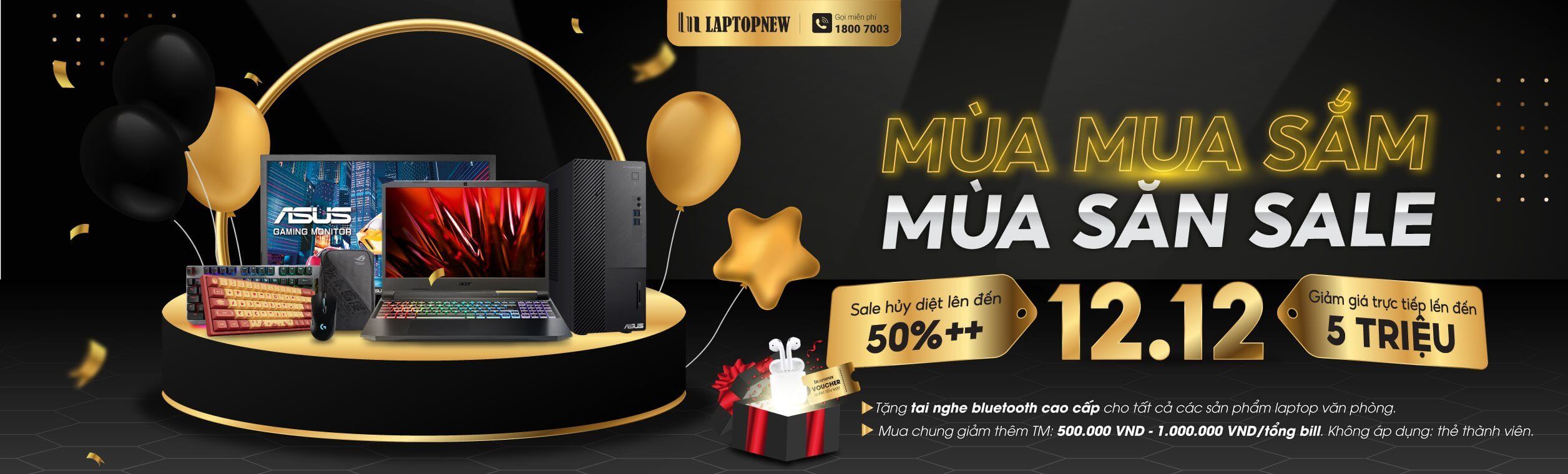 SaleOff lớn nhất trong năm 12-12 | LAPTOPNEW.vn