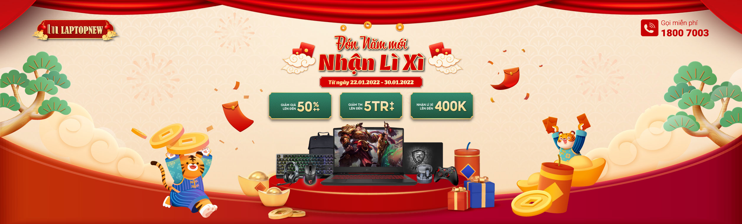 ĐÓN NĂM MỚI - NHẬN LÌ XÌ