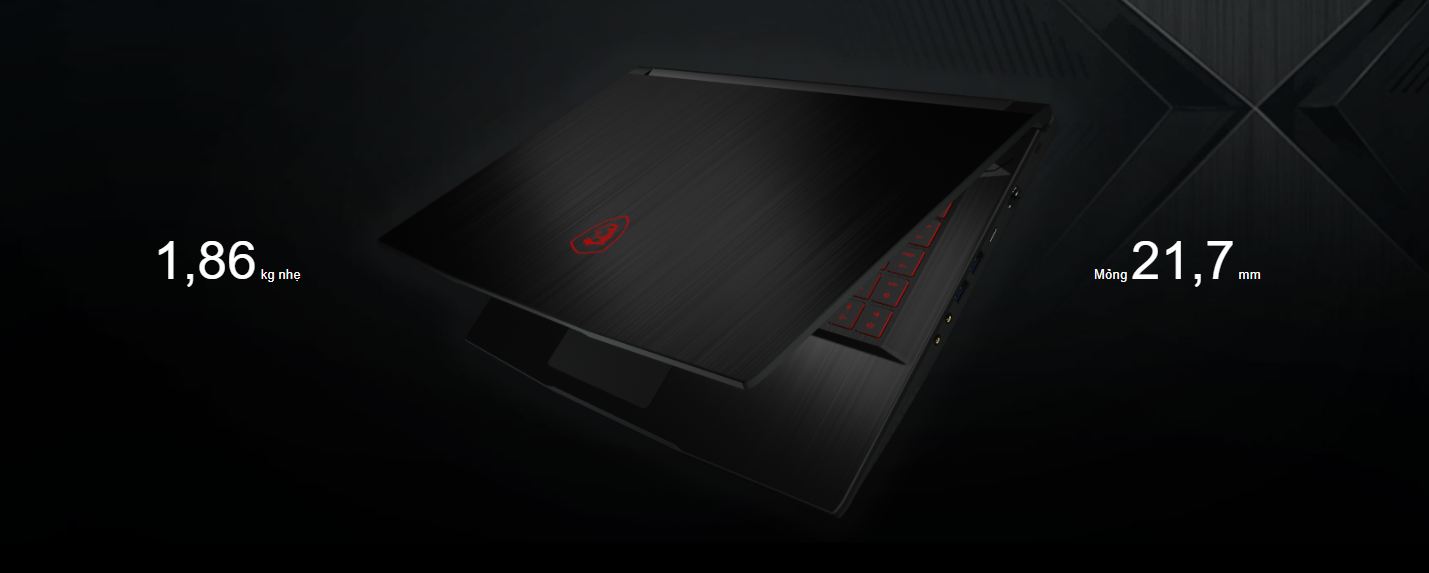 GIỚI THIỆU VÀ ĐÁNH GIÁ MSI GF63 9SCXR