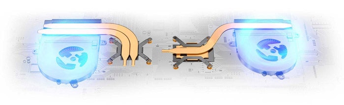 Hệ thống tản nhiệt của MSI Modern 15