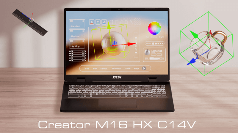 MSI Creator M16 HX - Design