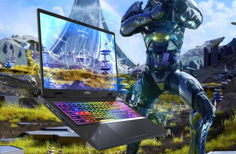 Thiết kế của laptop MSI Crosshair 16 HX